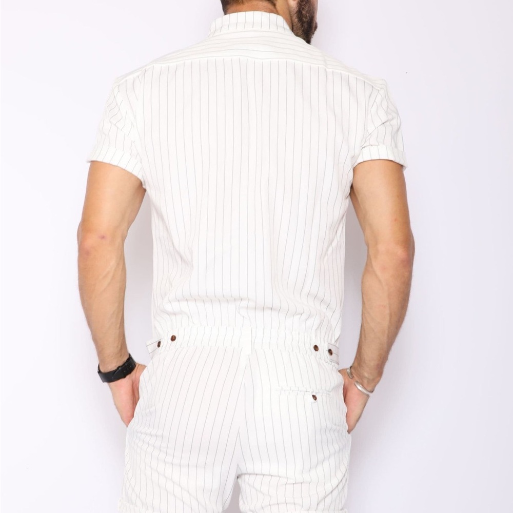 RomperJack Men’s White Chateaux Romper. Size XXL - Picture 8 of 13